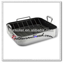 S114 Aluminiumlegierung Braten Pan Mit Rack